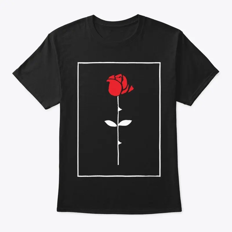 Red Rose - reversed